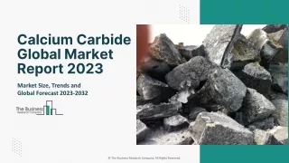 Calcium Carbide Market Report 2023 : By Industry Growth, Competition Analysis