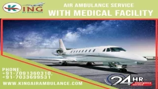 Get Phenomenal King Air Ambulance Services in Patna