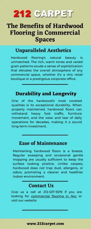 The Benefits of Hardwood Flooring in Commercial Spaces