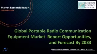 Portable Radio Communication Equipment Market