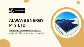 Solar Panel Installation Nsw | Alwaysenergy.com.au