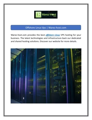 Offshore Linux Vps  Warez-host.com