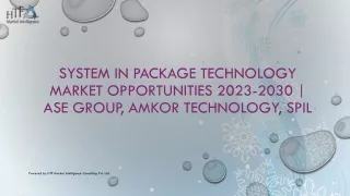 System in Package Technology Market