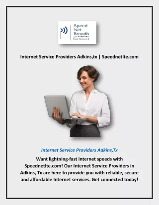 Internet Service Providers Adkins