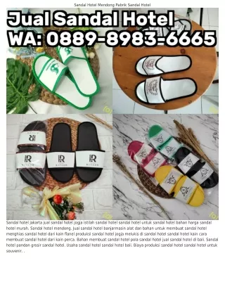 Ö889_898ᣮ_6665 (WA) Produsen Sandal Hotel Anyaman Jual Sandal Hotel Di Banjarmas