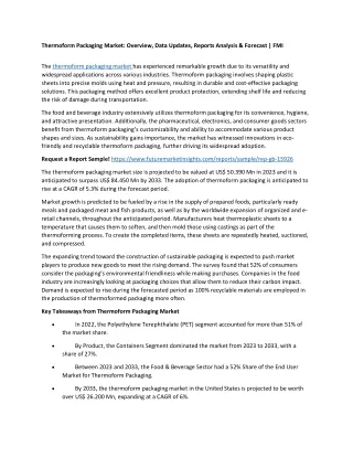 Thermoform Packaging Market