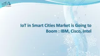 IoT in Smart Cities Market