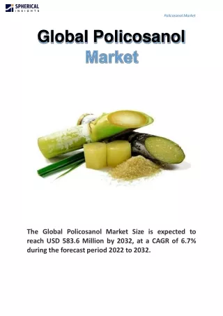 Global Policosanol Market
