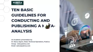 Ten basic guidelines for conducting and publishing a meta-analysis