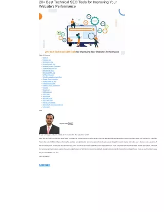 Best 20  Technical SEO Tools