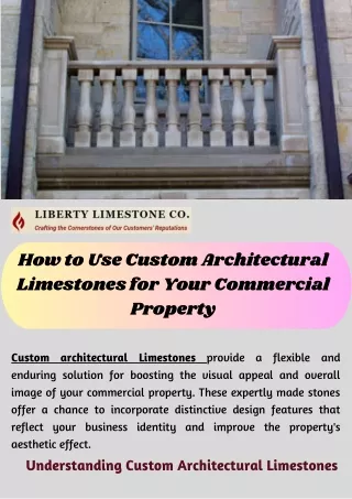 How to Use Custom Architectural Limestones for Your Commercial Property