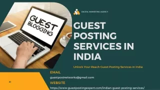 Guest posting services in india