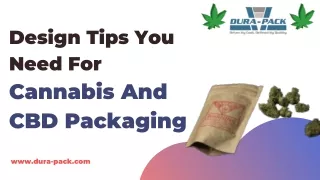 Design Tips You Need For Cannabis And CBD Packaging