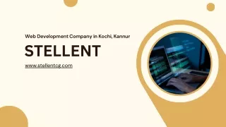 Web Development Company in Kochi, Kannur | Stellent