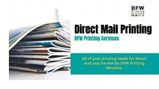 Direct Mail Printing in USA