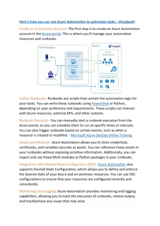 Microsoft Azure DevOps Online Training