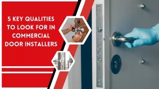 Customized Door Installation Service