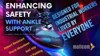 Enhancing Safety with Ankle Support in Safety Shoes for Industrial Use