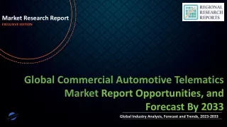 Commercial Automotive Telematics Market to Showcase Robust Growth By Forecast to 2033