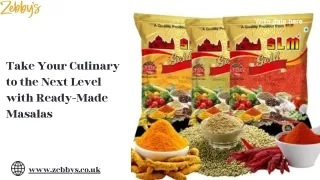 Take Your Culinary to the Next Level with Ready-Made Masalas