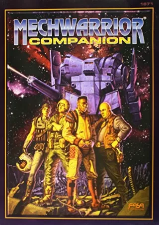 Download Book [PDF] MechWarrior Companion (Battletech)