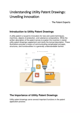 Understanding Utility Patent Drawings: A Comprehensive Guide | The Patent Expert