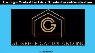 Investing in Montreal Real Estate Opportunities and Considerations