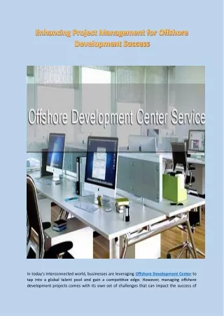 ODC Offshore delivery center