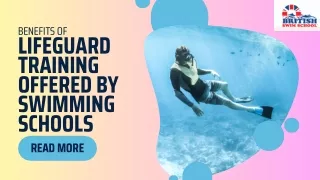 Benefits of Lifeguard Training Offered By Swimming Schools