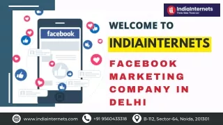 Facebook Marketing Company in Delhi
