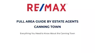 Remax Real Estate Agents Canning Town
