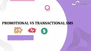 Promotional vs transactional Bulk SMS service