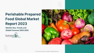 Perishable Prepared Food Global Market Size, Share, By Product Type, Competitive Strategies, Regional Outlook And Segmen