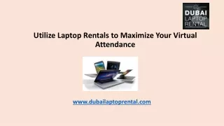 Utilize Laptop Rentals to Maximize Your Virtual Attendance