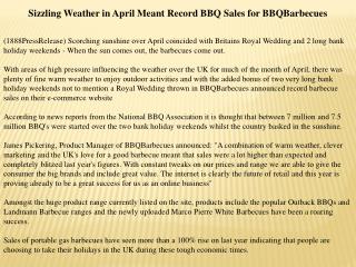 sizzling weather in april meant record bbq sales for bbqbarb