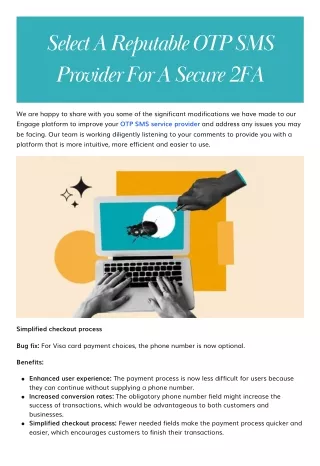Select A Reputable OTP SMS Provider For A Secure 2FA