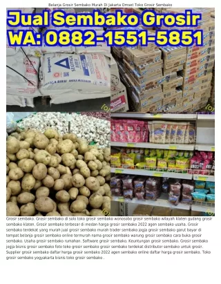 0882.l55l.585l (WA) Grosir Sembako Cod Belanja Grosir Sembako