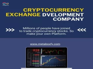 Cryptocurrency exchange development company