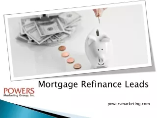 Mortgage Refinance Leads