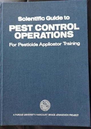 get [PDF] Download Scientific guide to pest control operations (A Purdue University/Harcourt