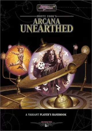 DOWNLOAD/PDF Arcana Unearthed: A Variant Player's Handbook