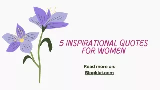 Inspirational Quotes for Women