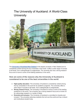 University of Auckland