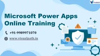 Power Apps Training Hyderabad  -  Visualpath