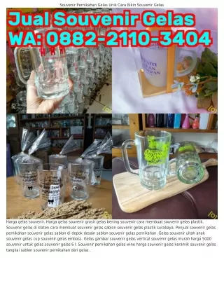 Ô88ᒿ.ᒿ11Ô.౩ԿÔԿ (WA) Souvenir Gelas Sloki Kecil Harga Souvenir Pernikahan Gelas J