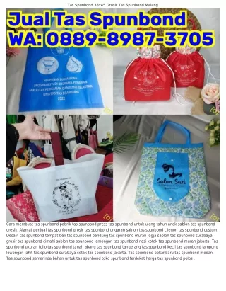 O88ᑫ_8ᑫ87_37O5 (WA) Tinta Sablon Tas Spunbond Bahan Untuk Membuat Tas Spunbond