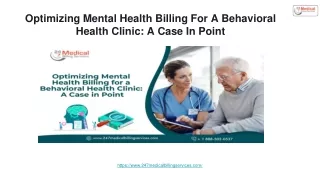 Optimizing Mental Health Billing For A Behavioral Health Clinic_ A Case In Point