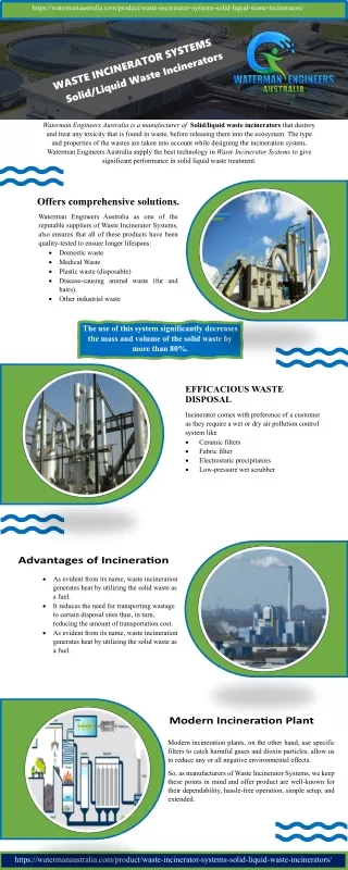 Incinerators manufacturer info