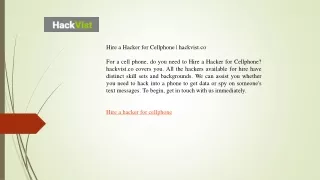 Hire a Hacker for Cellphone   hackvist.co