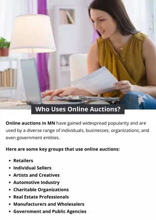 Who Uses Online Auctions ?